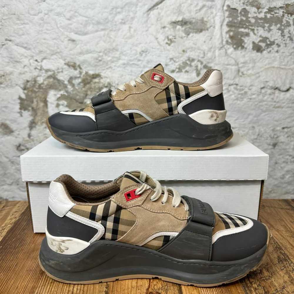 Burberry Regis cloth low trainers - image 2