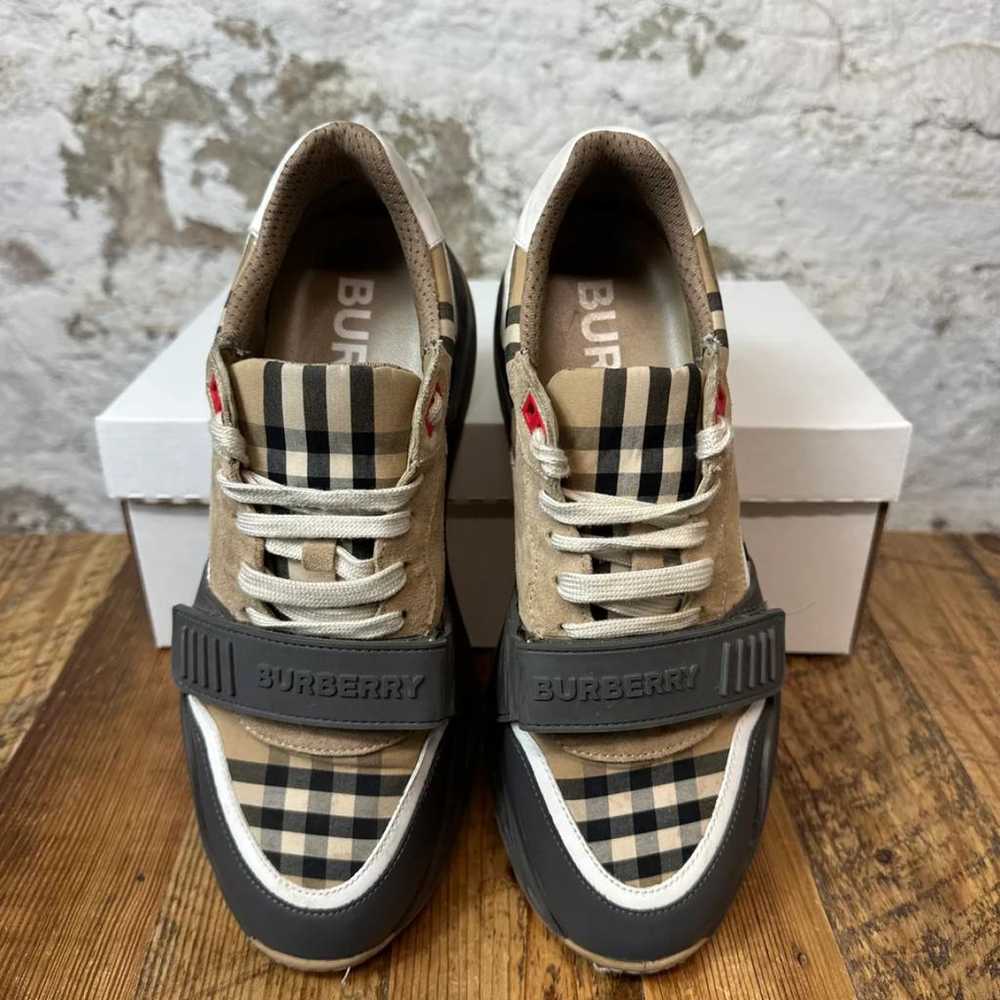 Burberry Regis cloth low trainers - image 3