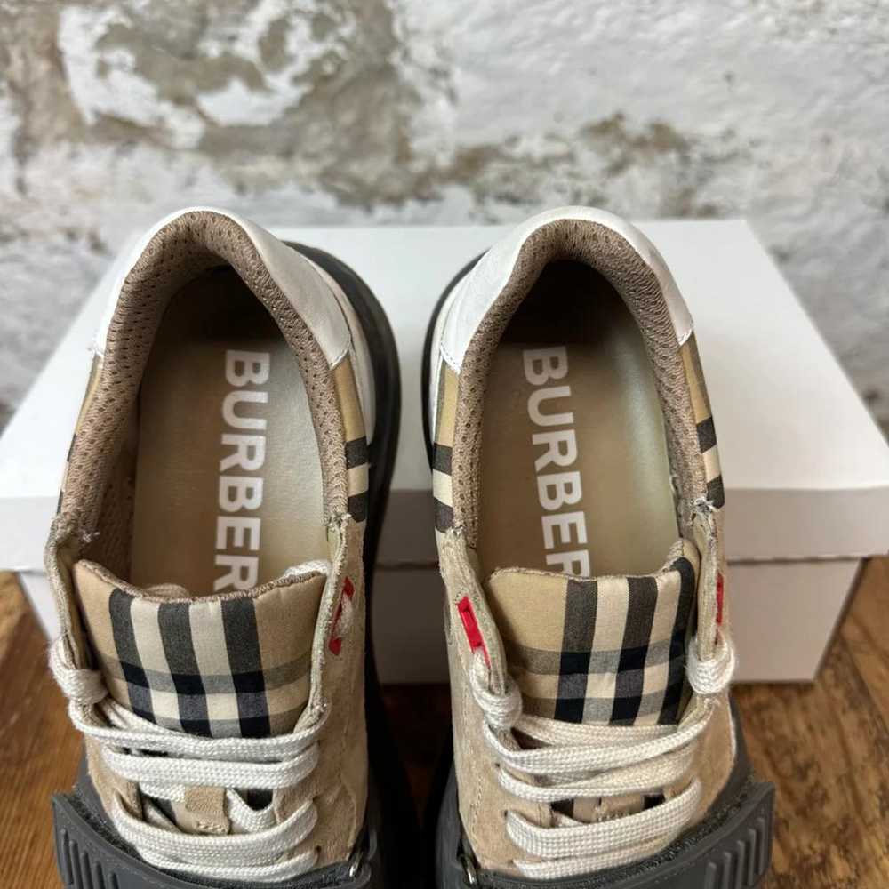 Burberry Regis cloth low trainers - image 4