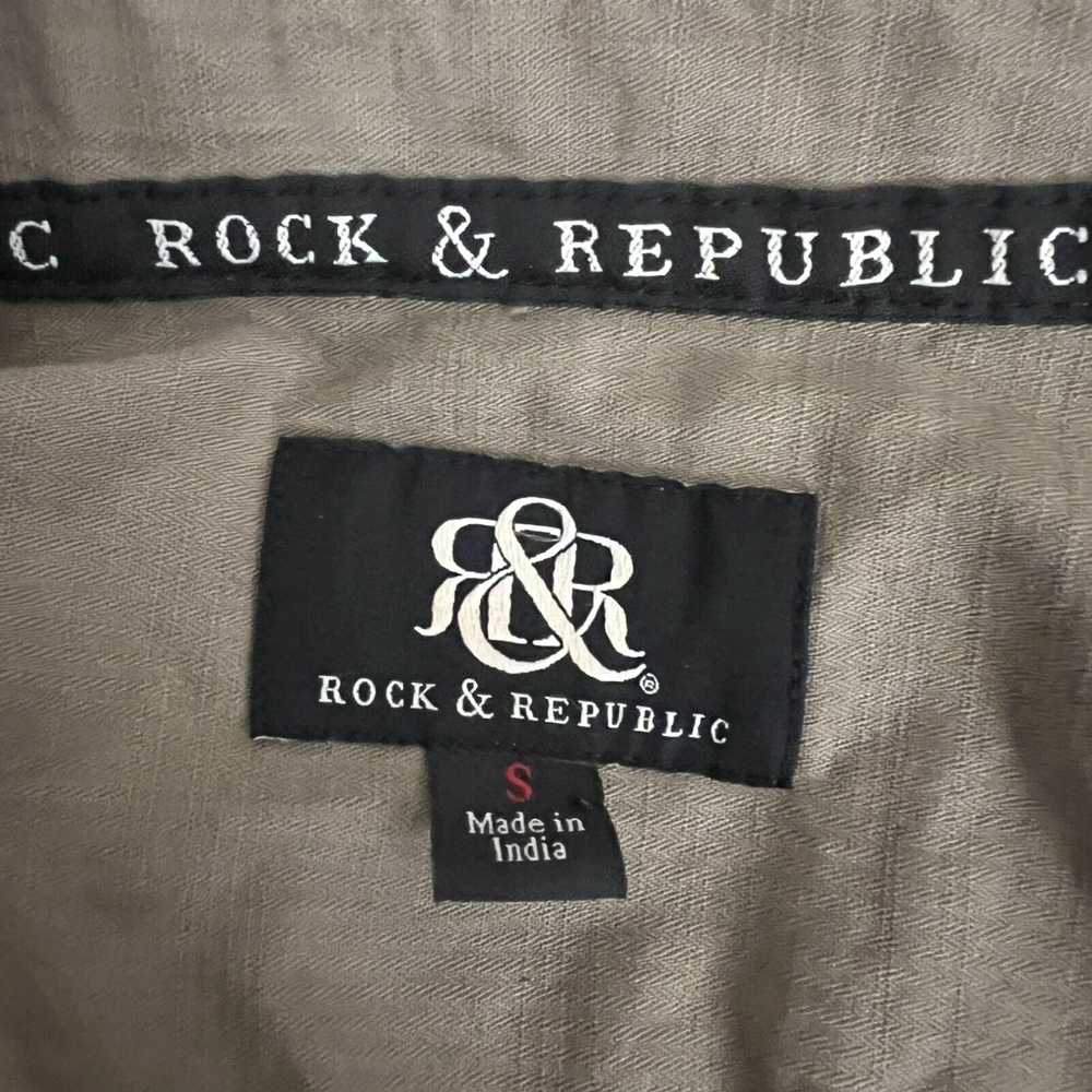 Vintage Rock & Republic Button-Down Short Sleeve … - image 4