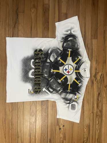 Riddell Vintage Pittsburgh Steelers AOP T-Shirt