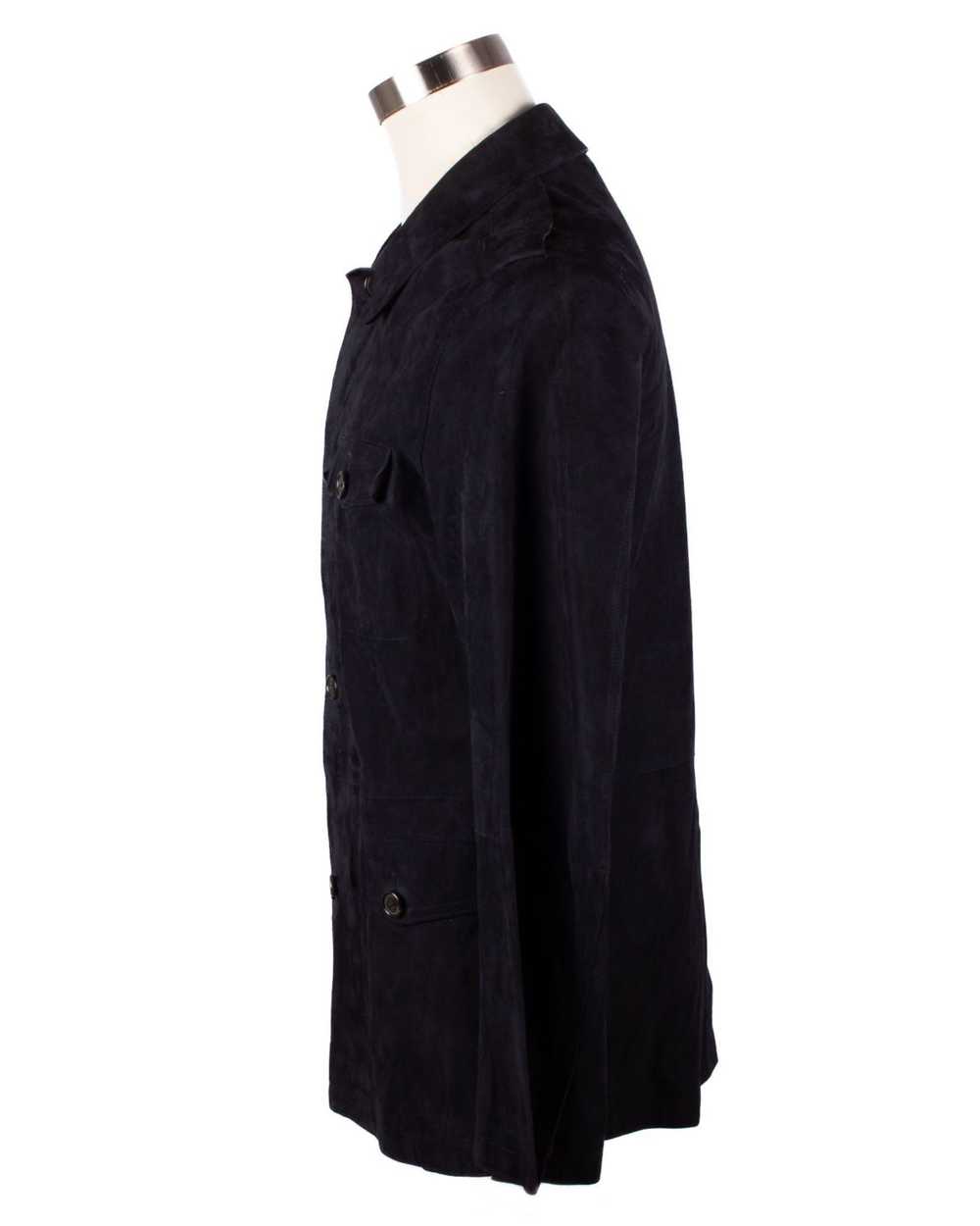 Prada PRADA DARK NAVY SUEDE LEATHER FIELD JACKET - image 3