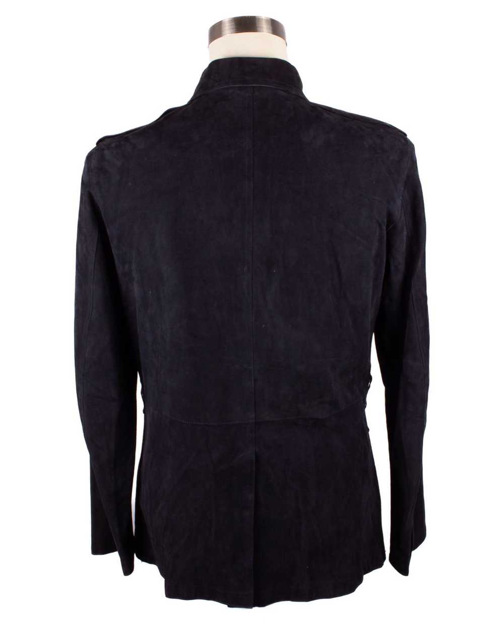 Prada PRADA DARK NAVY SUEDE LEATHER FIELD JACKET - image 4