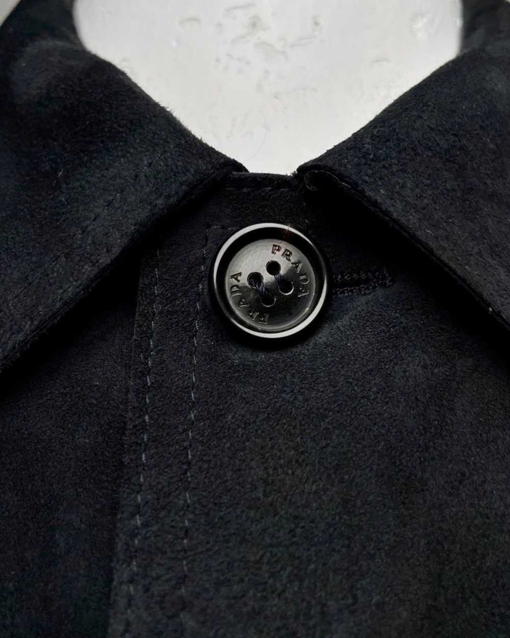 Prada PRADA DARK NAVY SUEDE LEATHER FIELD JACKET - image 6