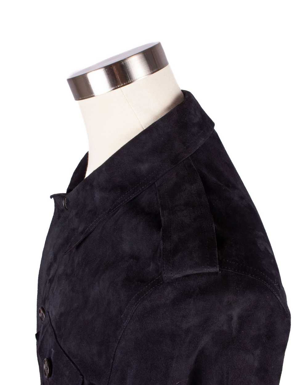 Prada PRADA DARK NAVY SUEDE LEATHER FIELD JACKET - image 7