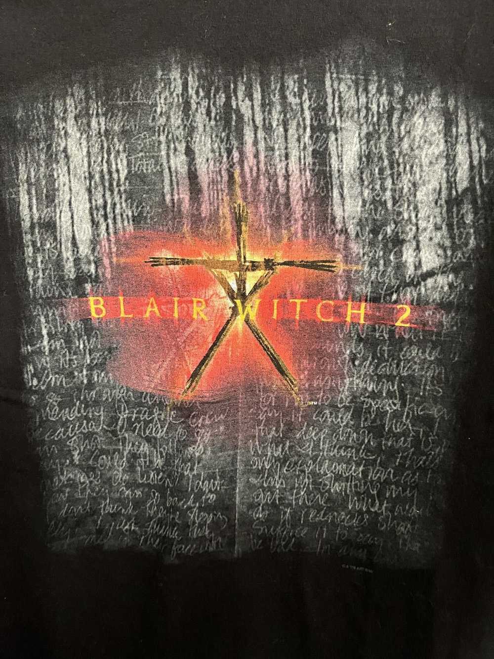 Giant Movie Blair Witch T-shirt Promo Book of Sha… - image 3