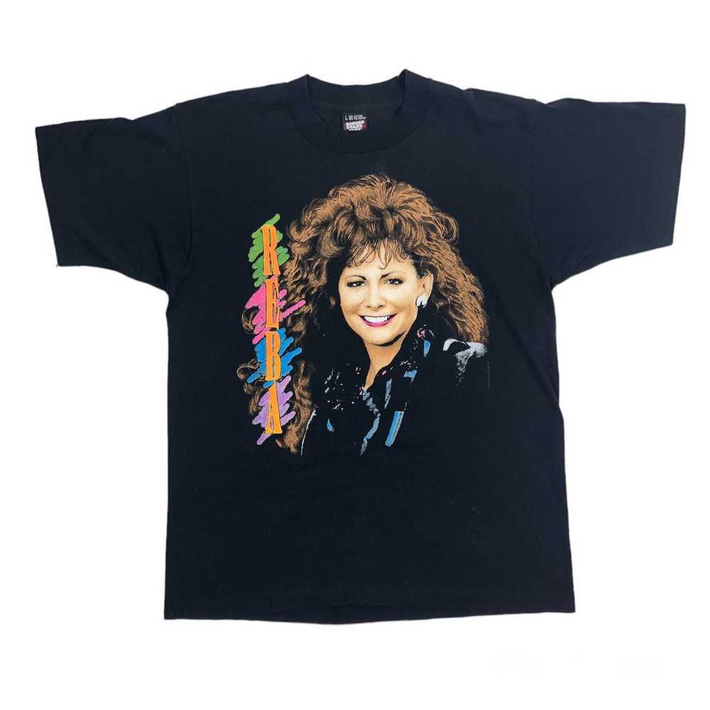 Streetwear × Tour Tee × Vintage Vintage 90s Reba … - image 1