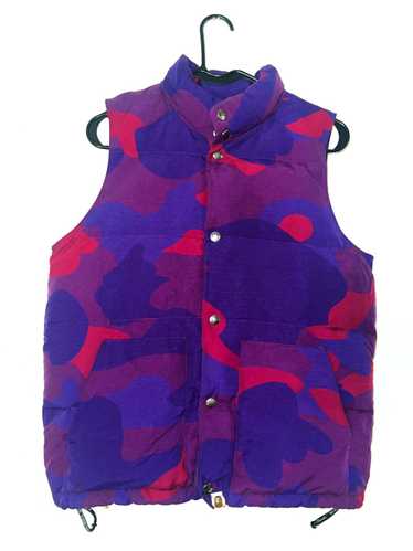 Bape A Bathing Ape Purple Camo Vest