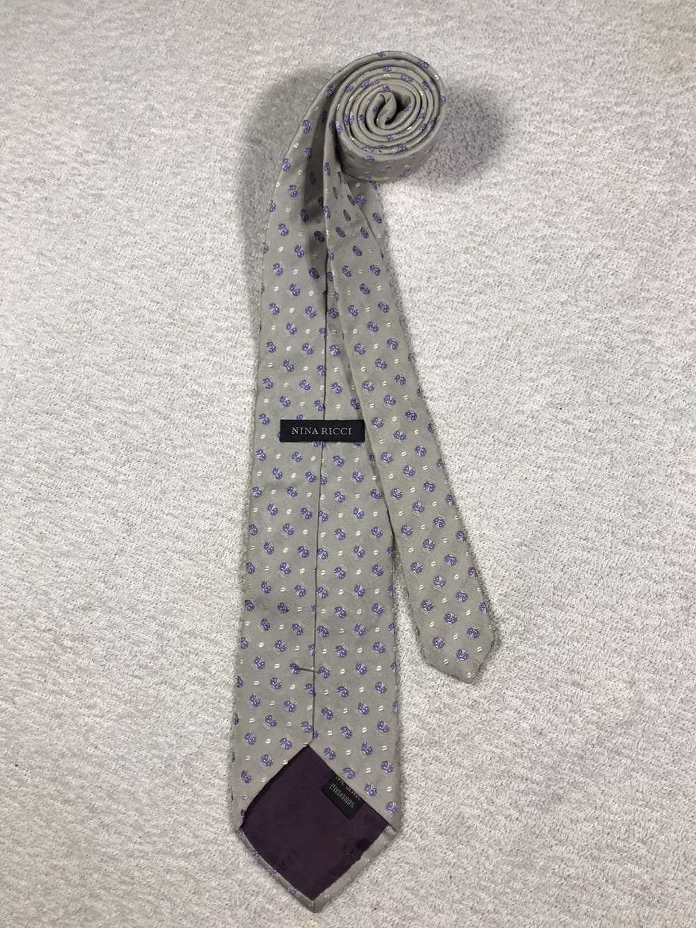 Nina Ricci × Vintage Nina Ricci Silk Necktie / Ti… - image 4