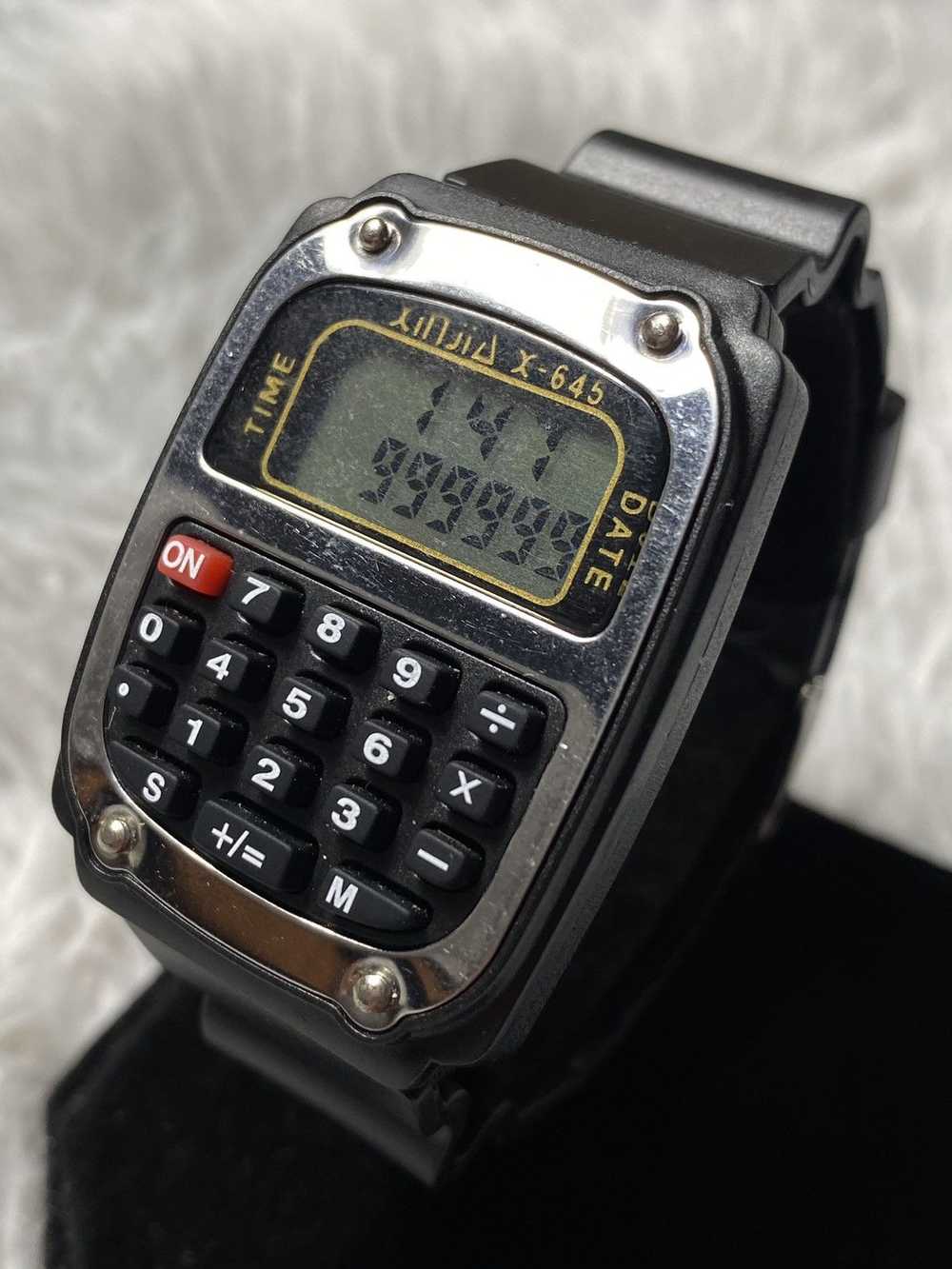 Japanese Brand × Vintage Retro Calculator Watch A… - image 2