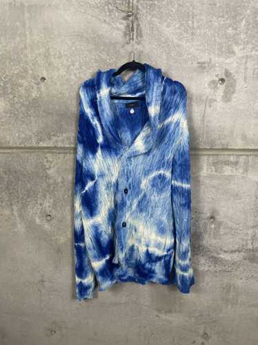 Alanui Alanui Tie-Dye Cable-Knit Cardigan sweater 