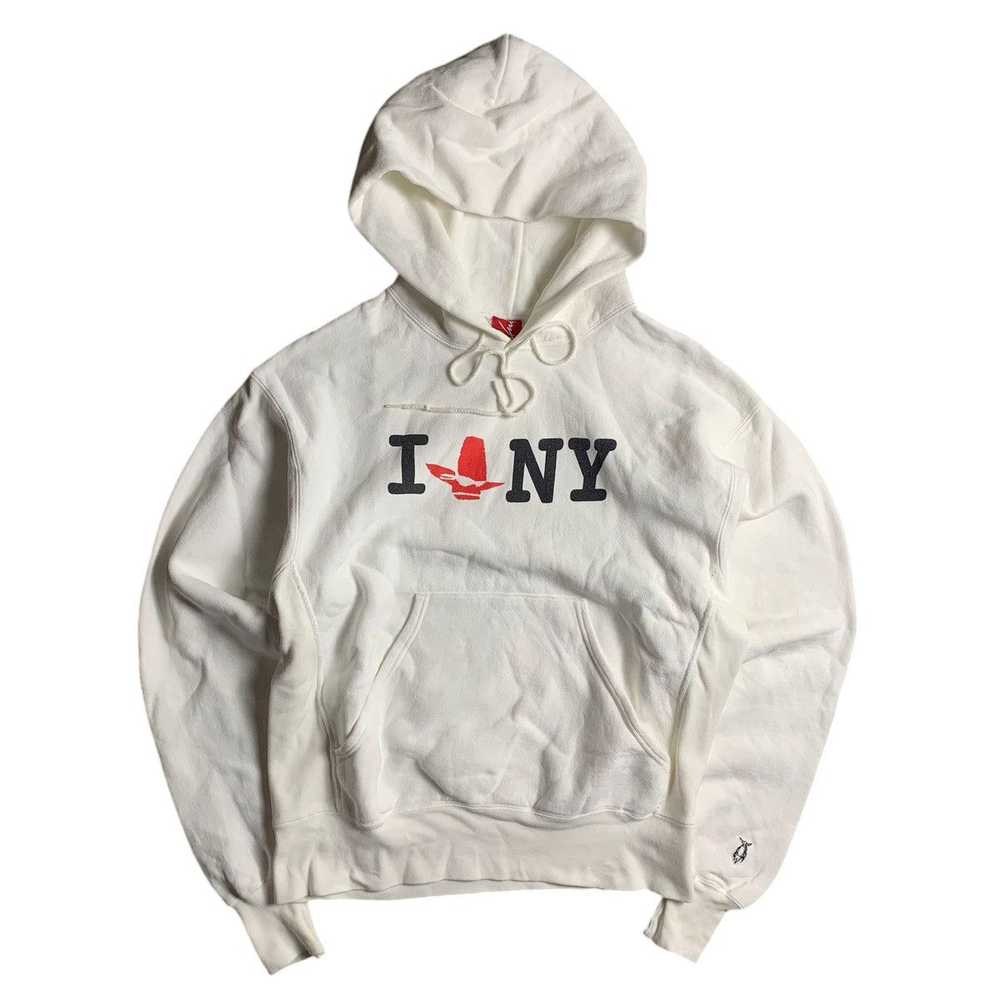 Futura × Streetwear 2000s Futura I Love NY Hoodie - image 2