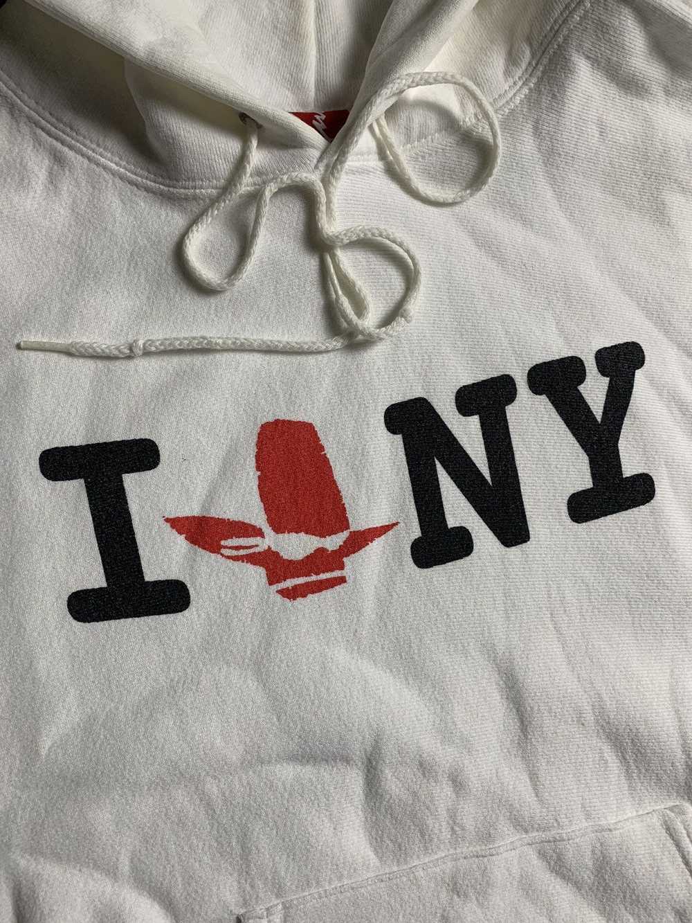 Futura × Streetwear 2000s Futura I Love NY Hoodie - image 6