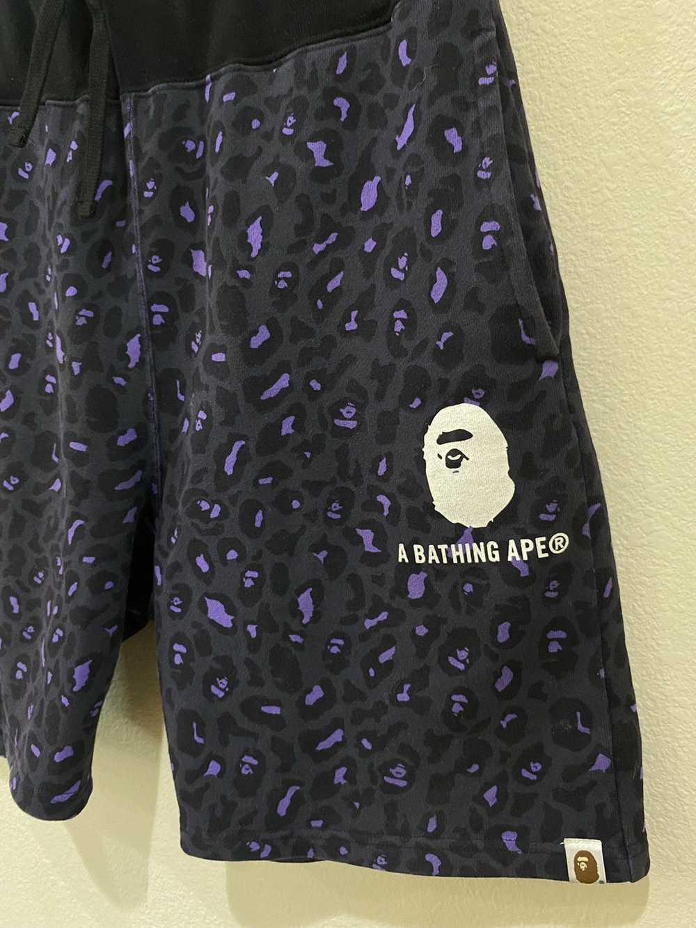 Bape Bape Black Leopard Camo Shorts Sz Medium - image 2