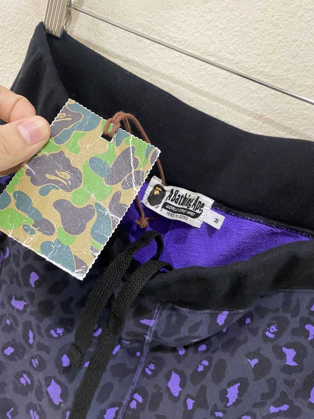 Bape Bape Black Leopard Camo Shorts Sz Medium - image 5