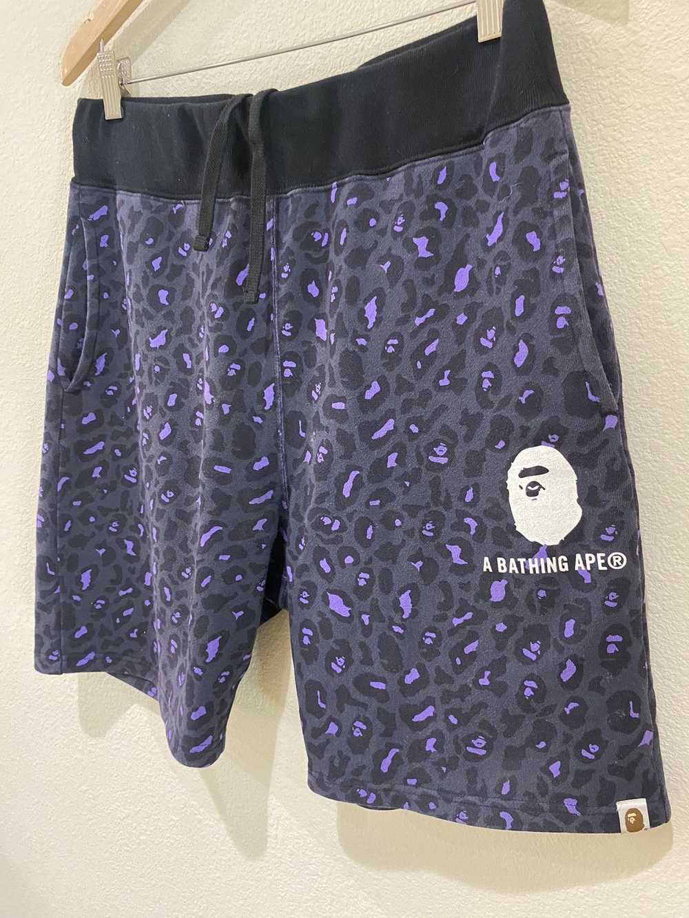 Bape Bape Black Leopard Camo Shorts Sz Medium - image 8