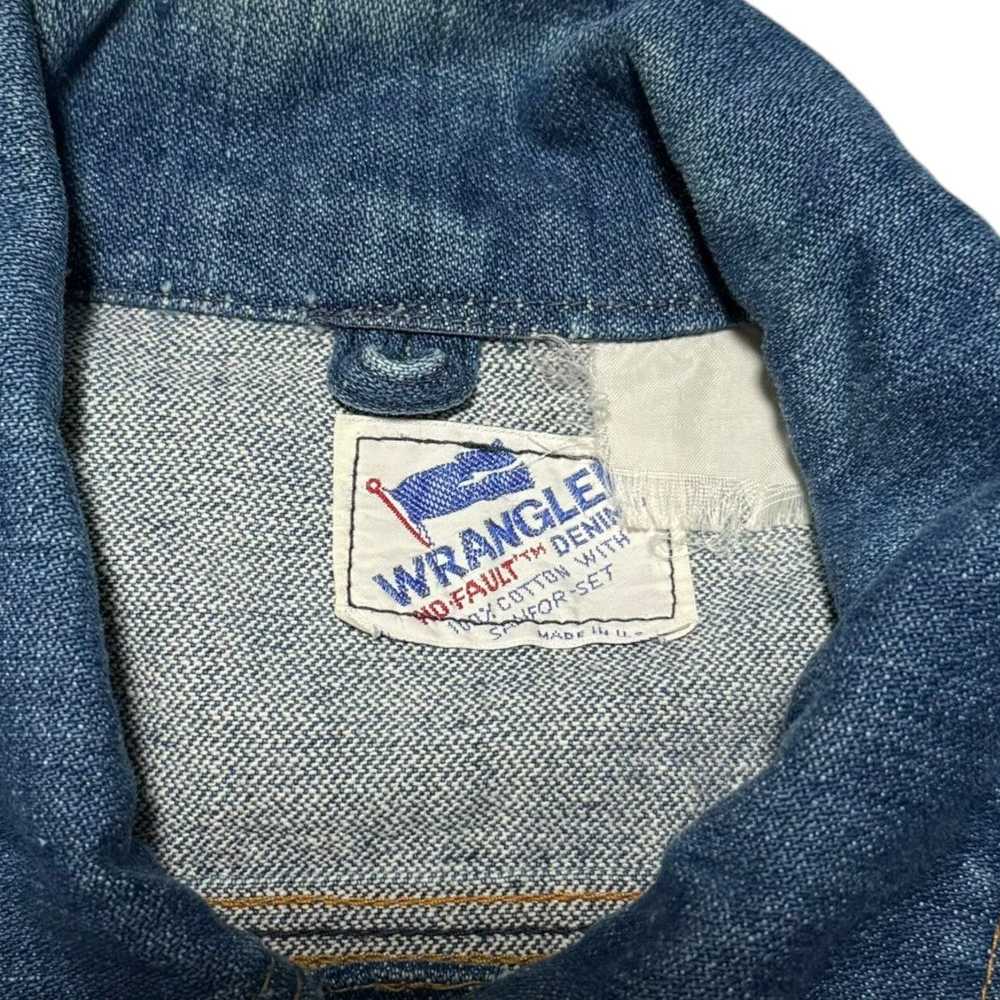 Vintage × Wrangler Vintage 1970s Wrangler Denim T… - image 6