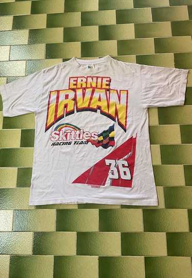 Vintage 90s 1998 Ernie Irvan 36 Skittles Racing Te