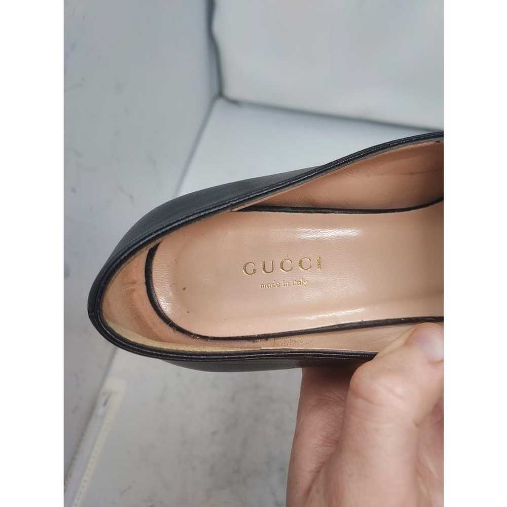 Gucci Marmont leather flats - image 6