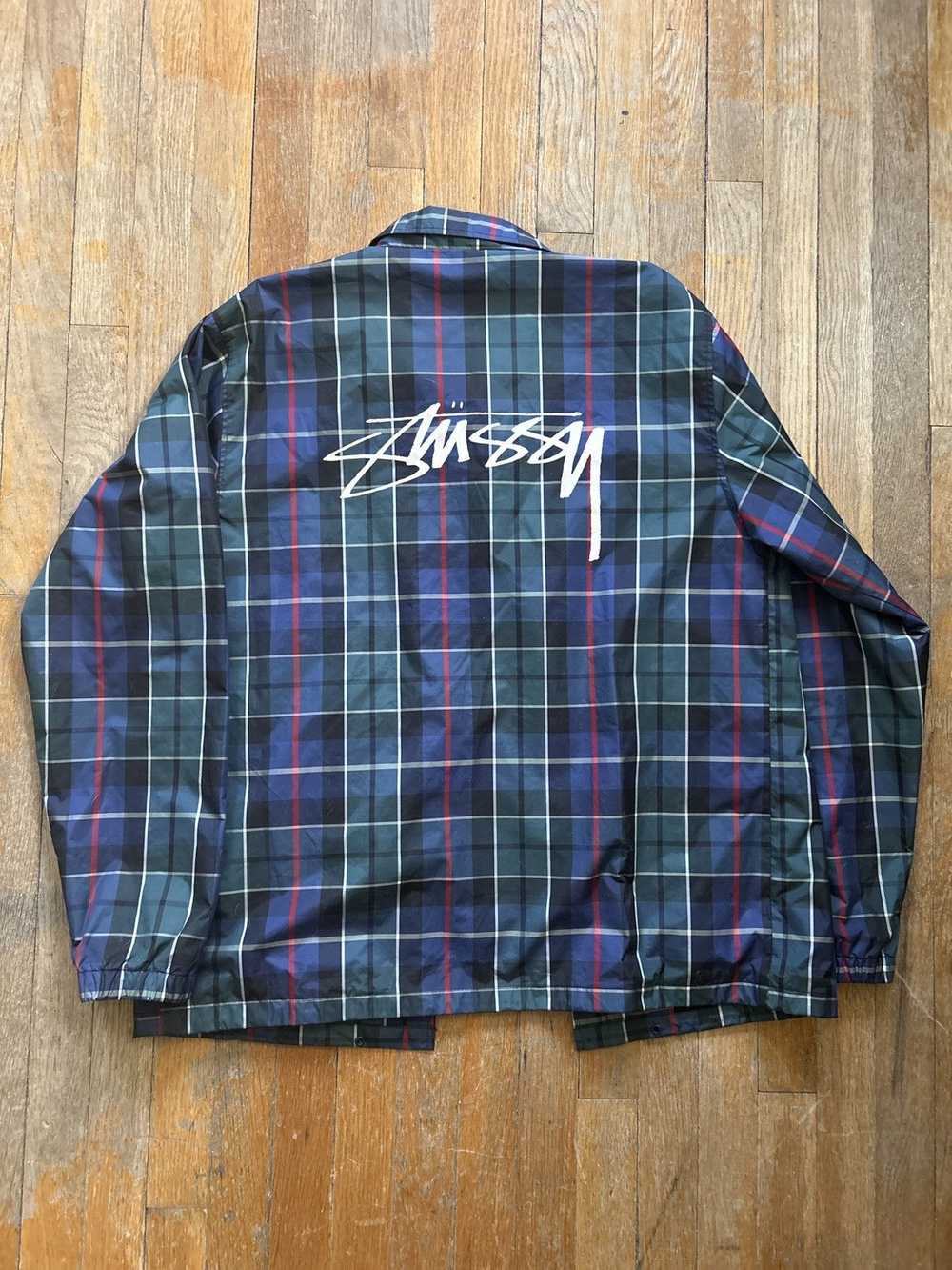 Streetwear × Stussy × Vintage Stussy Plaid Windbr… - image 4