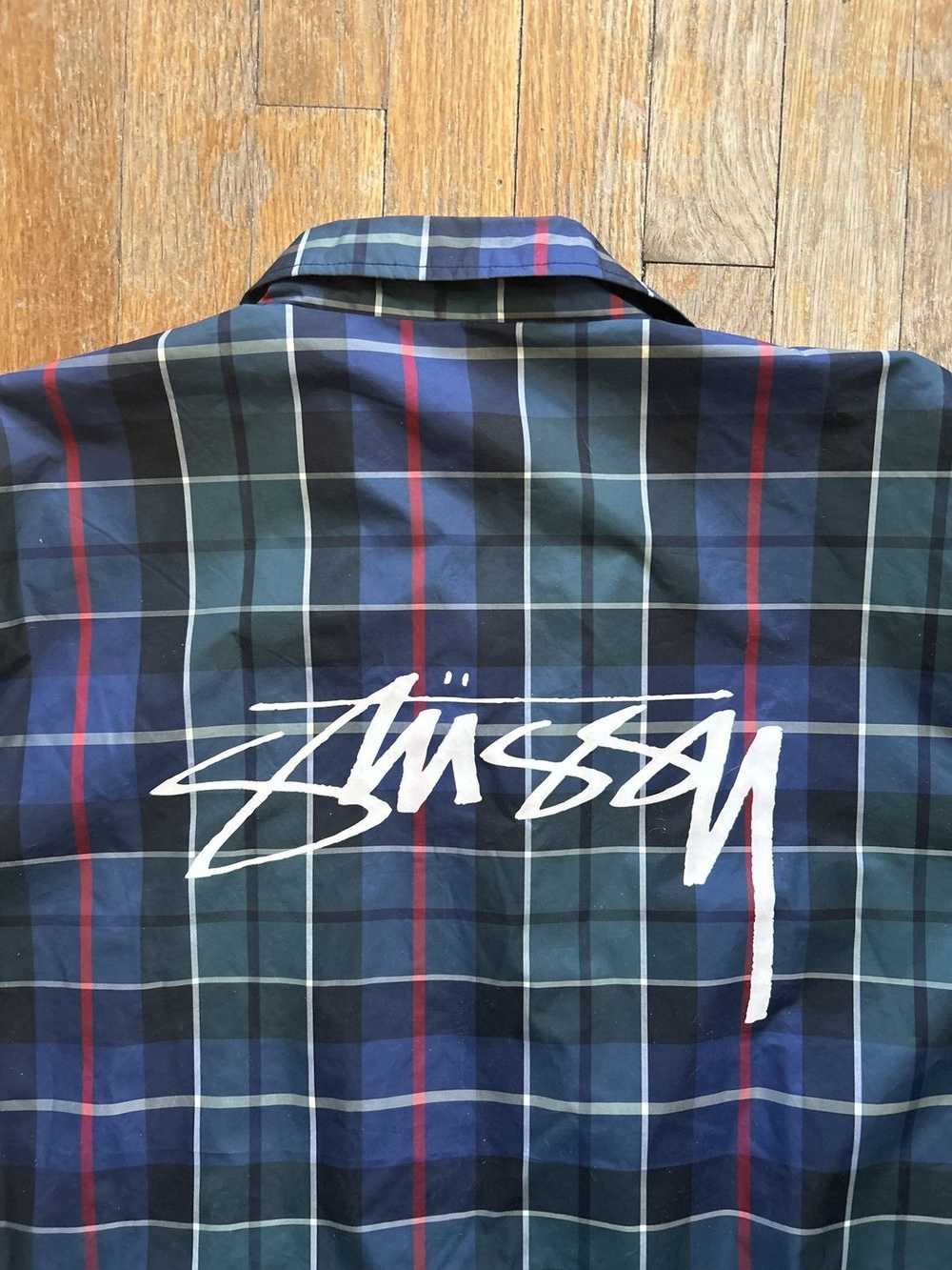 Streetwear × Stussy × Vintage Stussy Plaid Windbr… - image 5