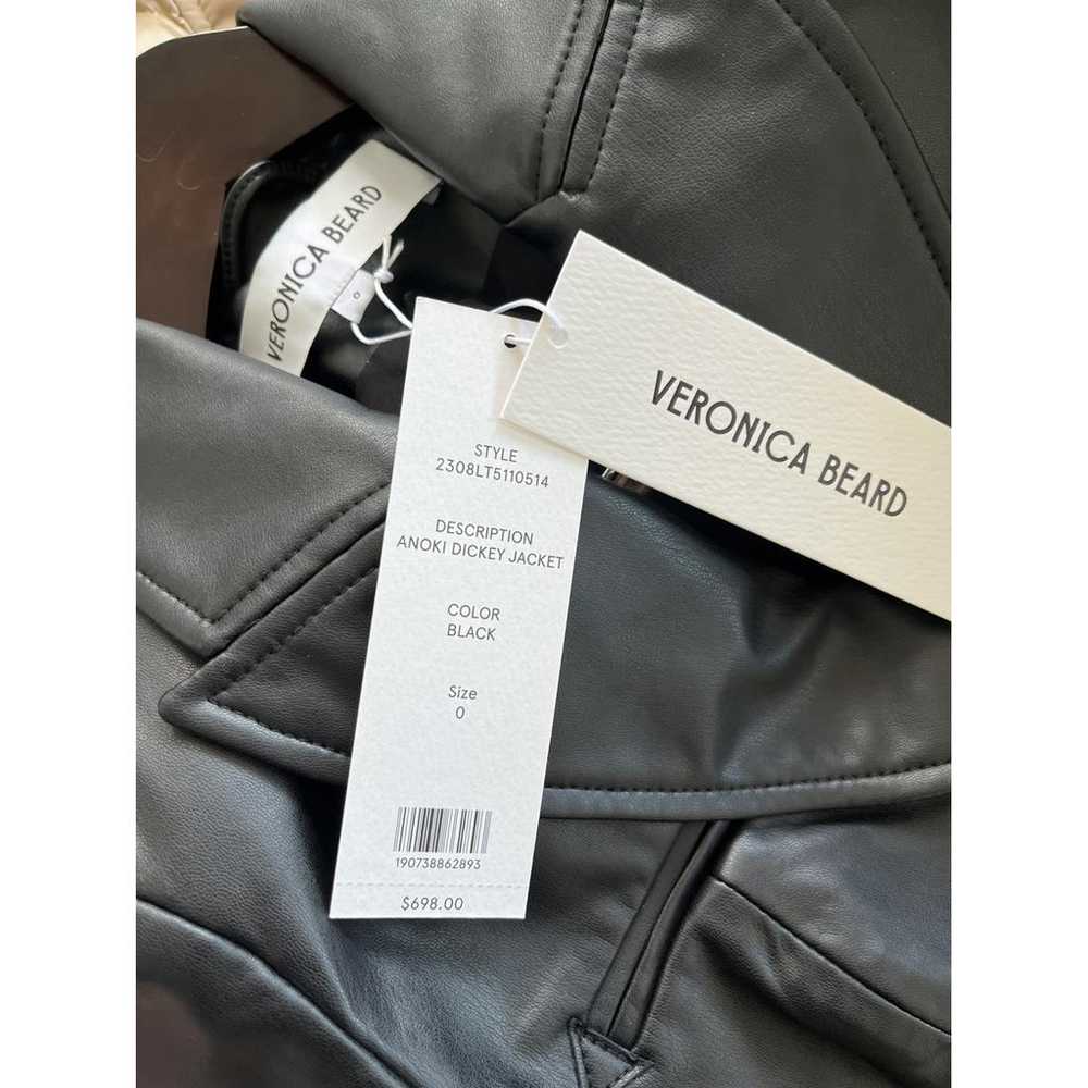 Veronica Beard Vegan leather blazer - image 3