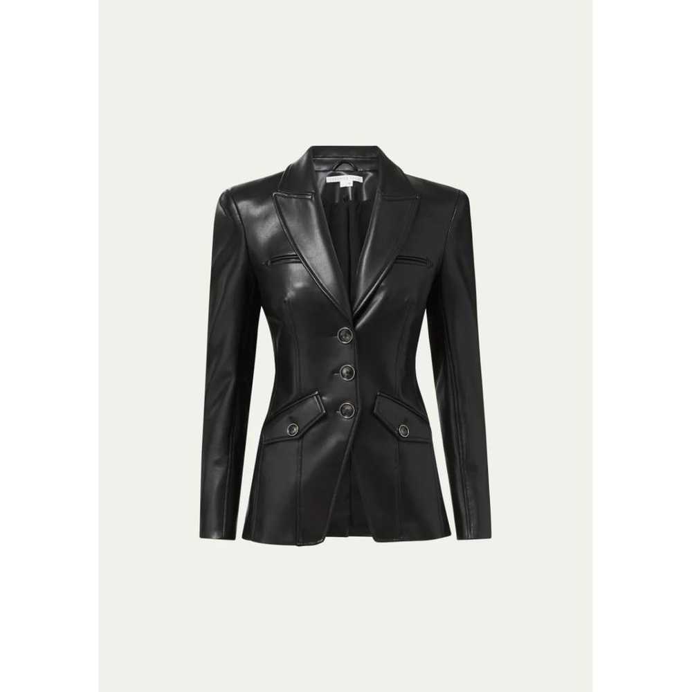 Veronica Beard Vegan leather blazer - image 4