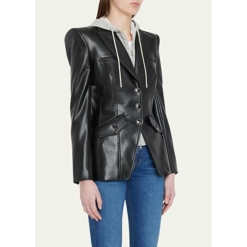 Veronica Beard Vegan leather blazer - image 8