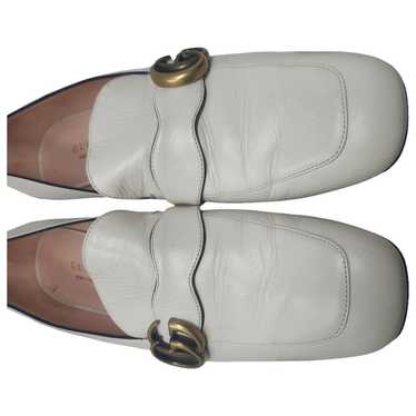 Gucci Marmont leather flats