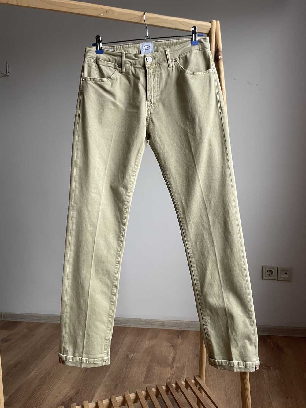 Italian Designers × Pt01 PT05 Garment Dyed Slim F… - image 1