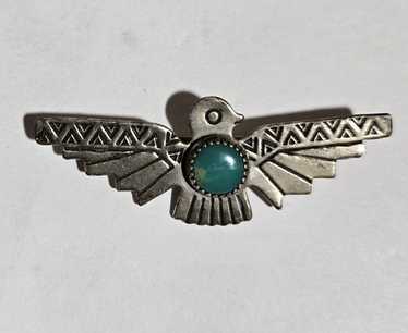 Vintage, navajo, thunderbird, pin - Gem