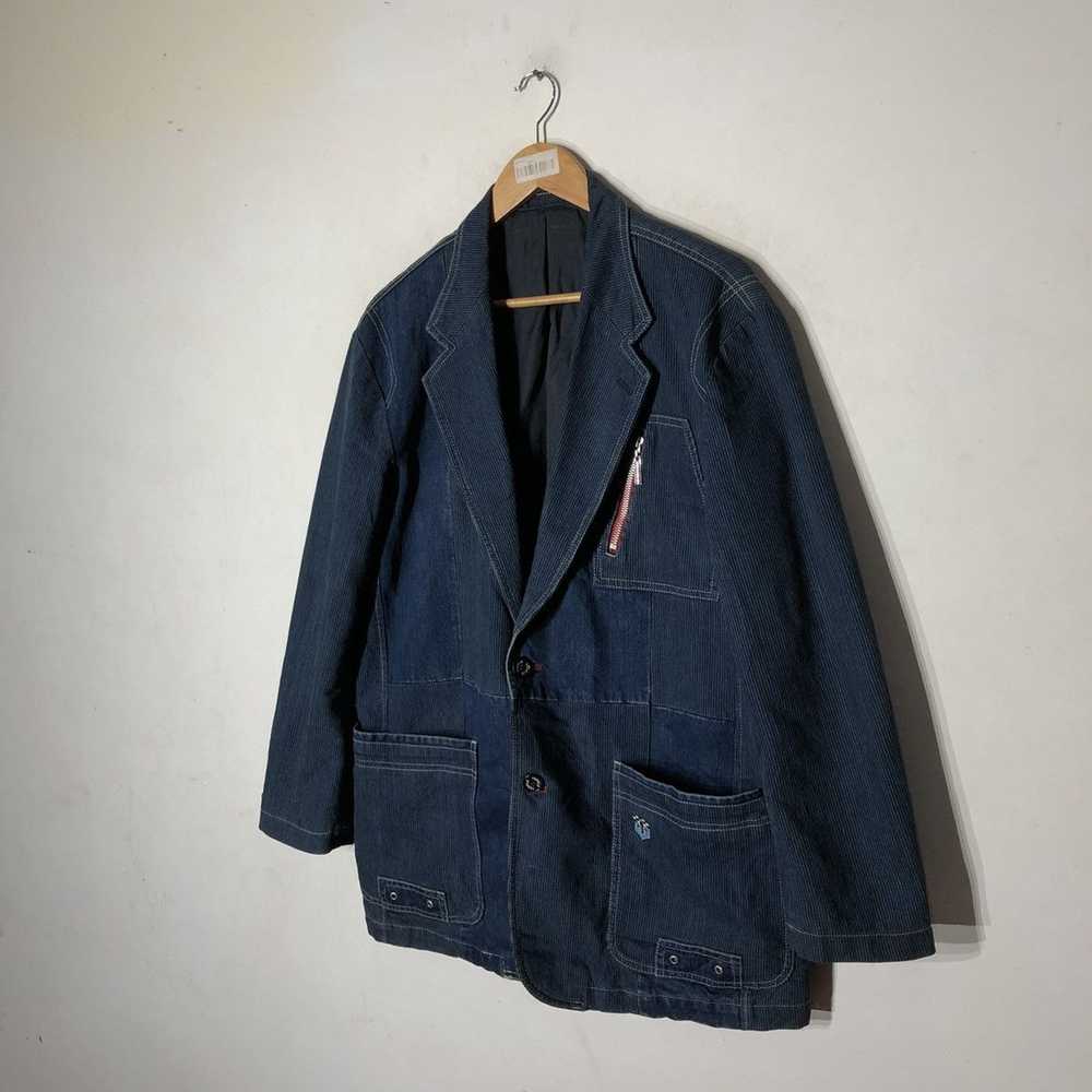 Japanese Brand PAGELO PATCHWORK CHORE JACKET INSP… - image 2