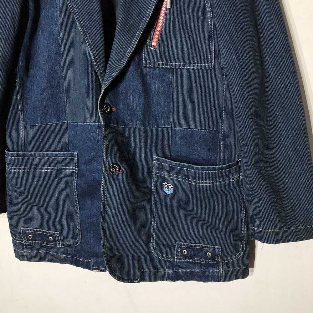 Japanese Brand PAGELO PATCHWORK CHORE JACKET INSP… - image 3