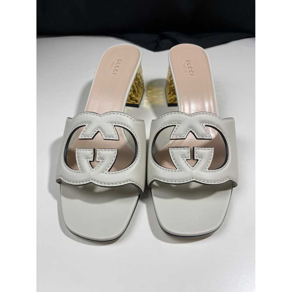 Gucci Leather mules - image 2