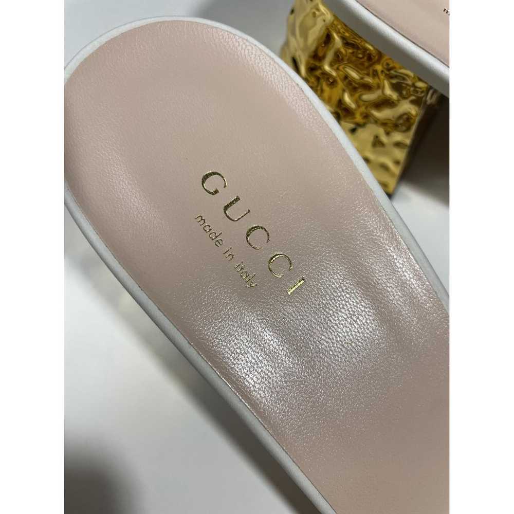 Gucci Leather mules - image 4