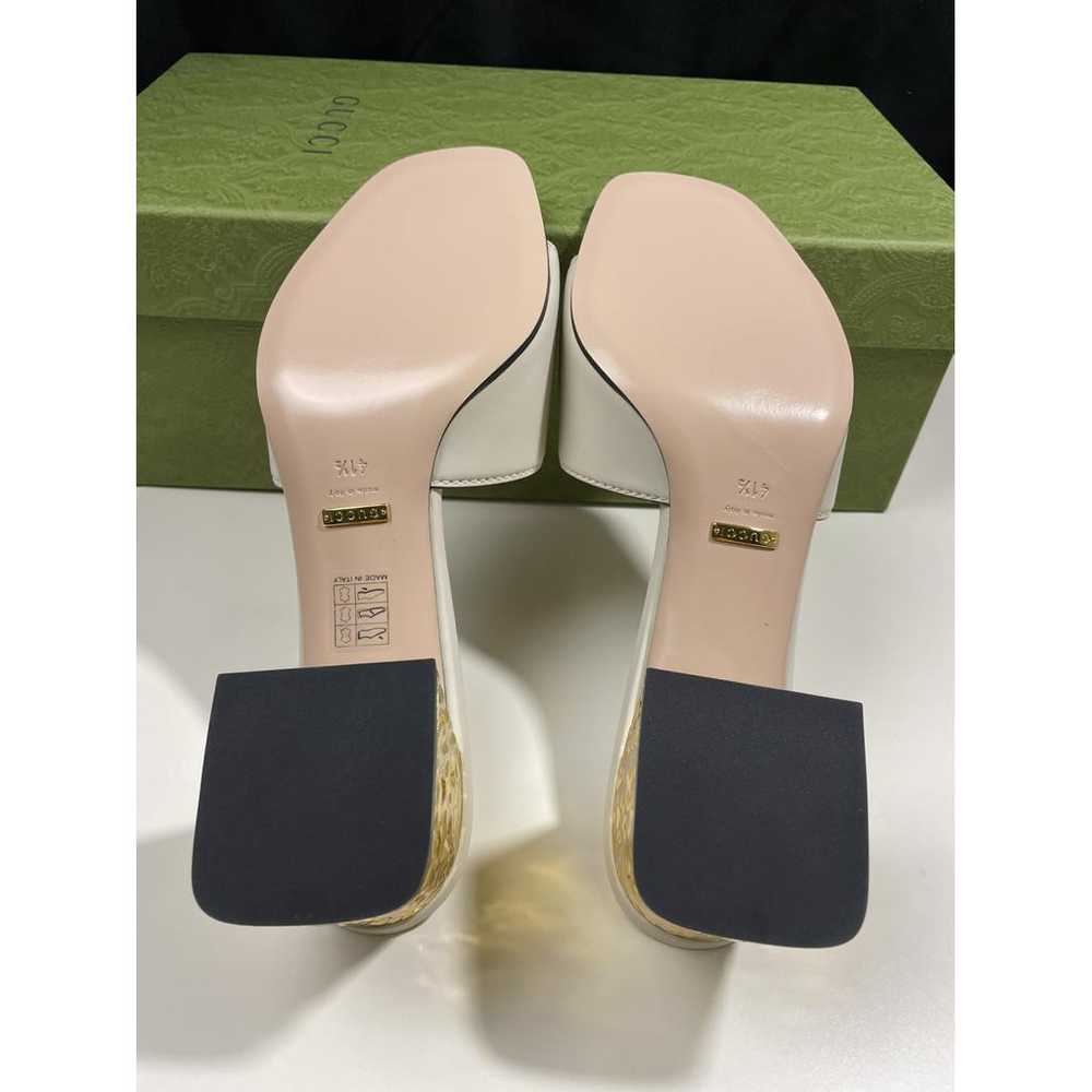 Gucci Leather mules - image 6