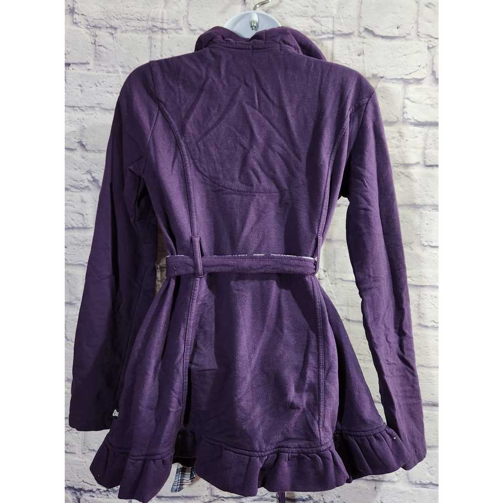 Other Self Esteem Purple Ruffled Collar Peacoat M… - image 6