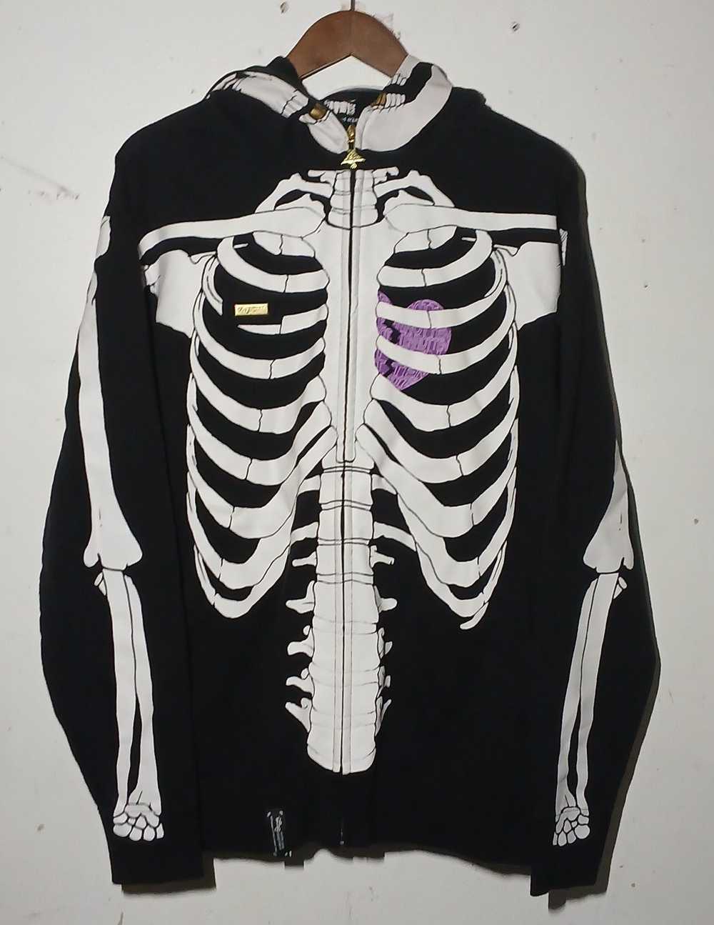 LRG LRG Clothing Dead Serious Skeleton Hoodie - image 2