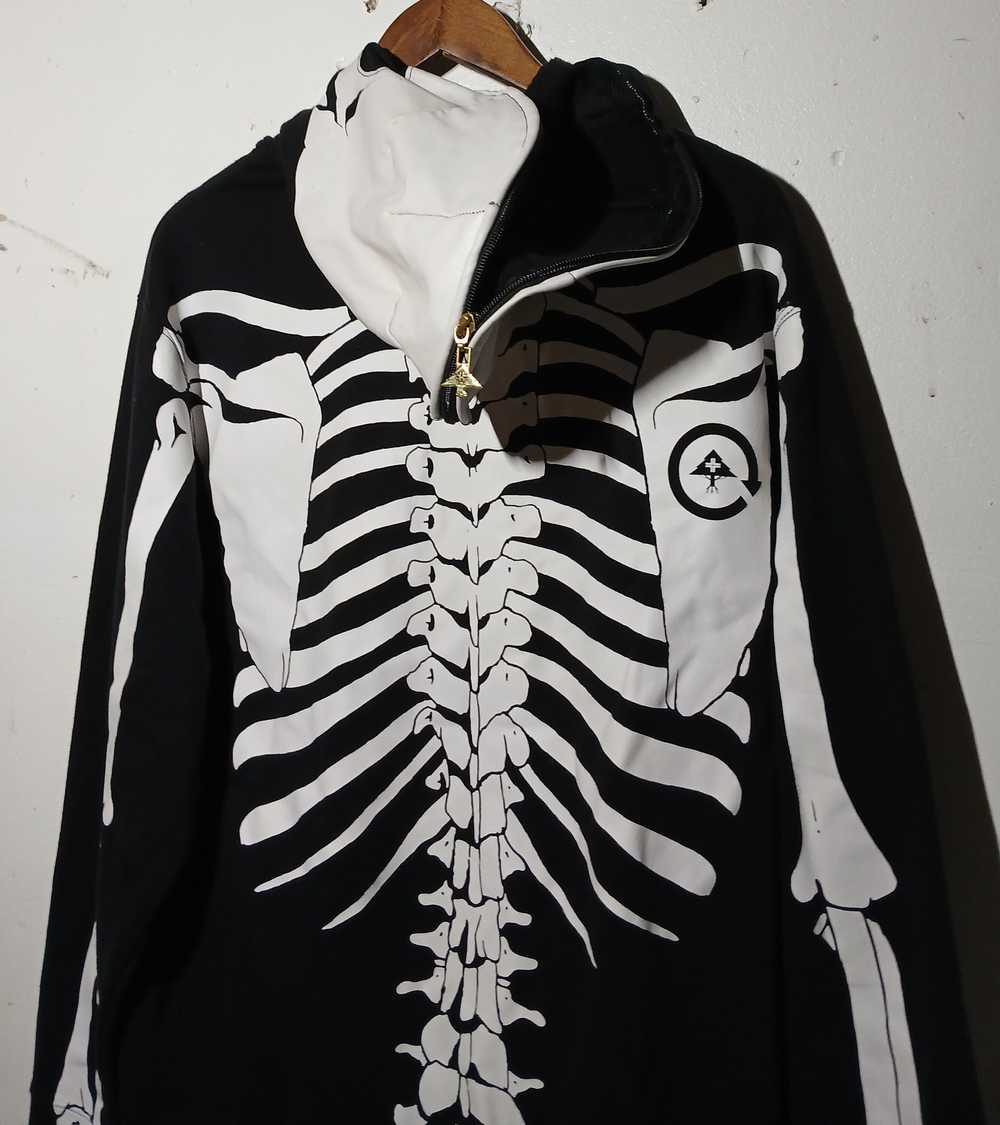 LRG LRG Clothing Dead Serious Skeleton Hoodie - image 3