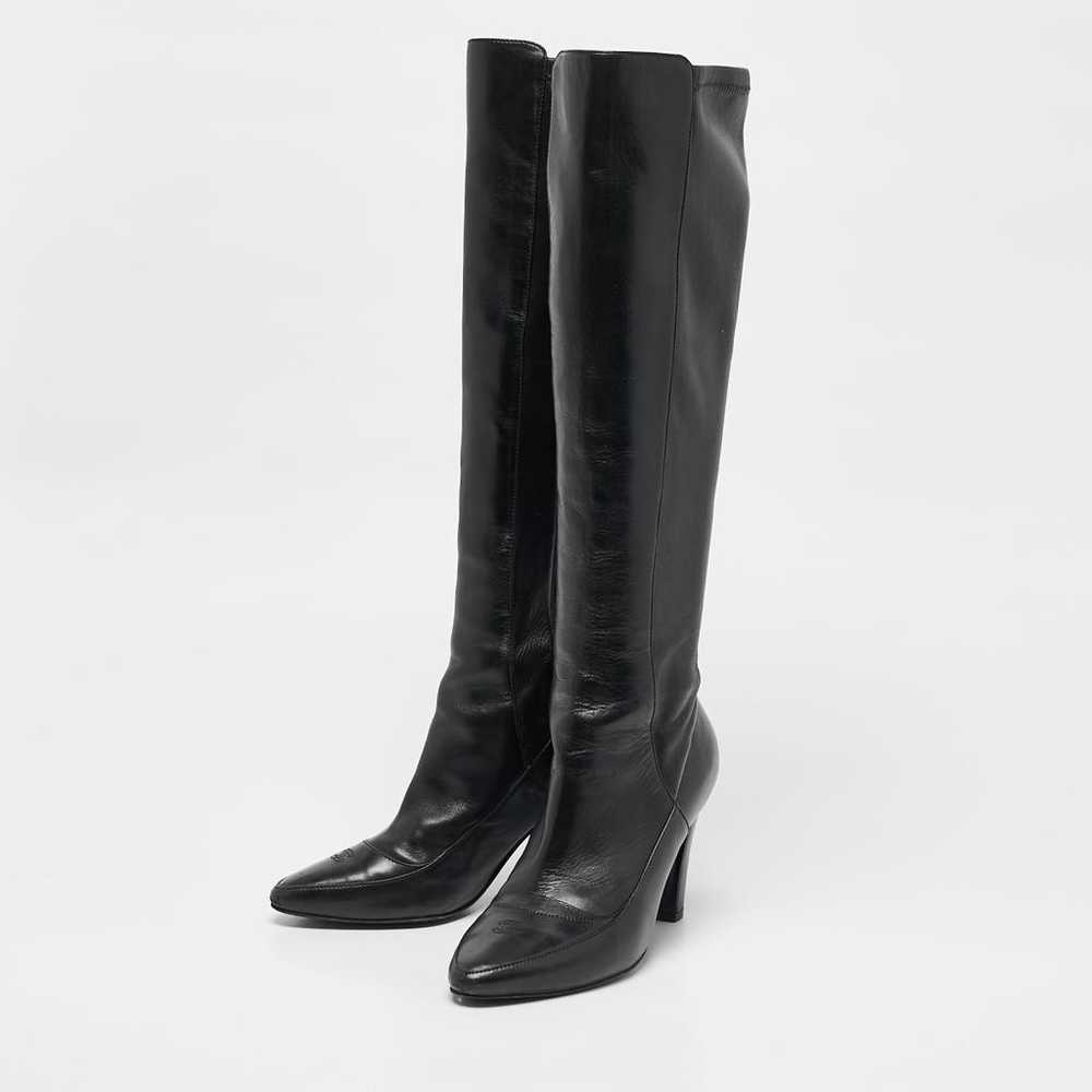 Chanel Leather boots - image 2