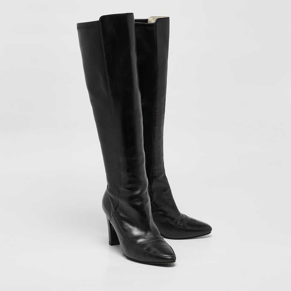 Chanel Leather boots - image 3