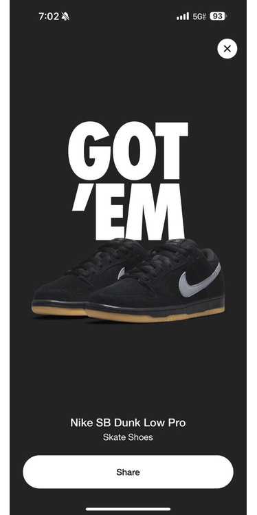 Nike Nike sb dunk low fog