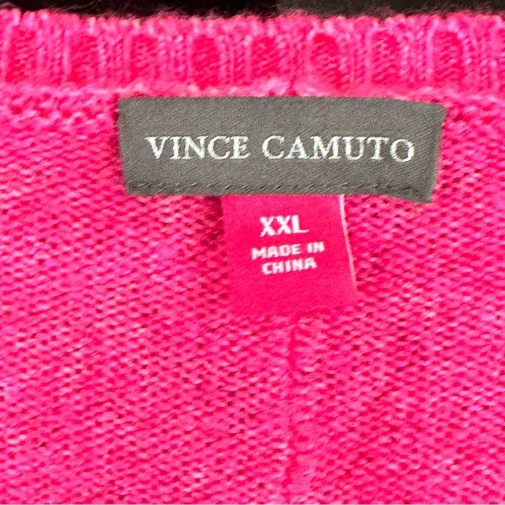 Vince Camuto NWT Vince Camuto Pink V-Neck Sweater - image 4