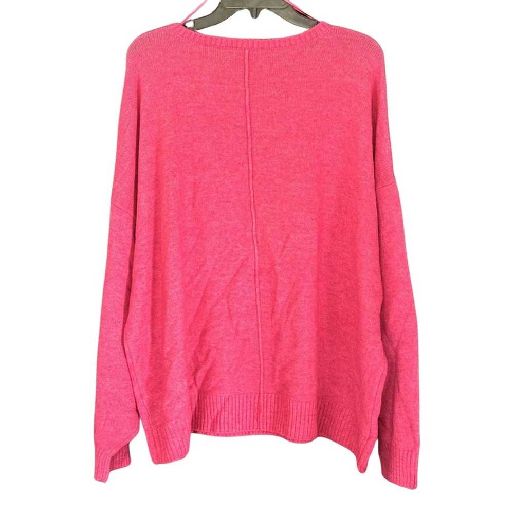 Vince Camuto NWT Vince Camuto Pink V-Neck Sweater - image 7