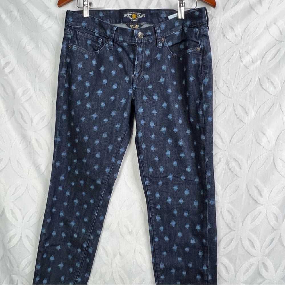 Lucky Brand Lucky Brand Charlie Skinny Ikat Polka… - image 4