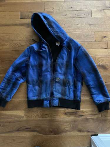 Carhartt Plaid Carhartt Active Jacket Blue Vintage