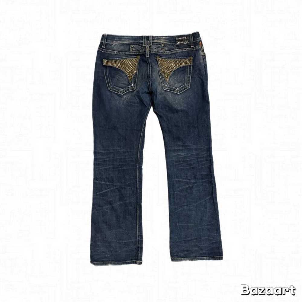 Robins Jeans Y2K gold back tab baggy robins jeans - image 1