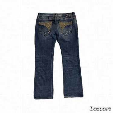 Robins Jeans Y2K gold back tab baggy robins jeans - image 1