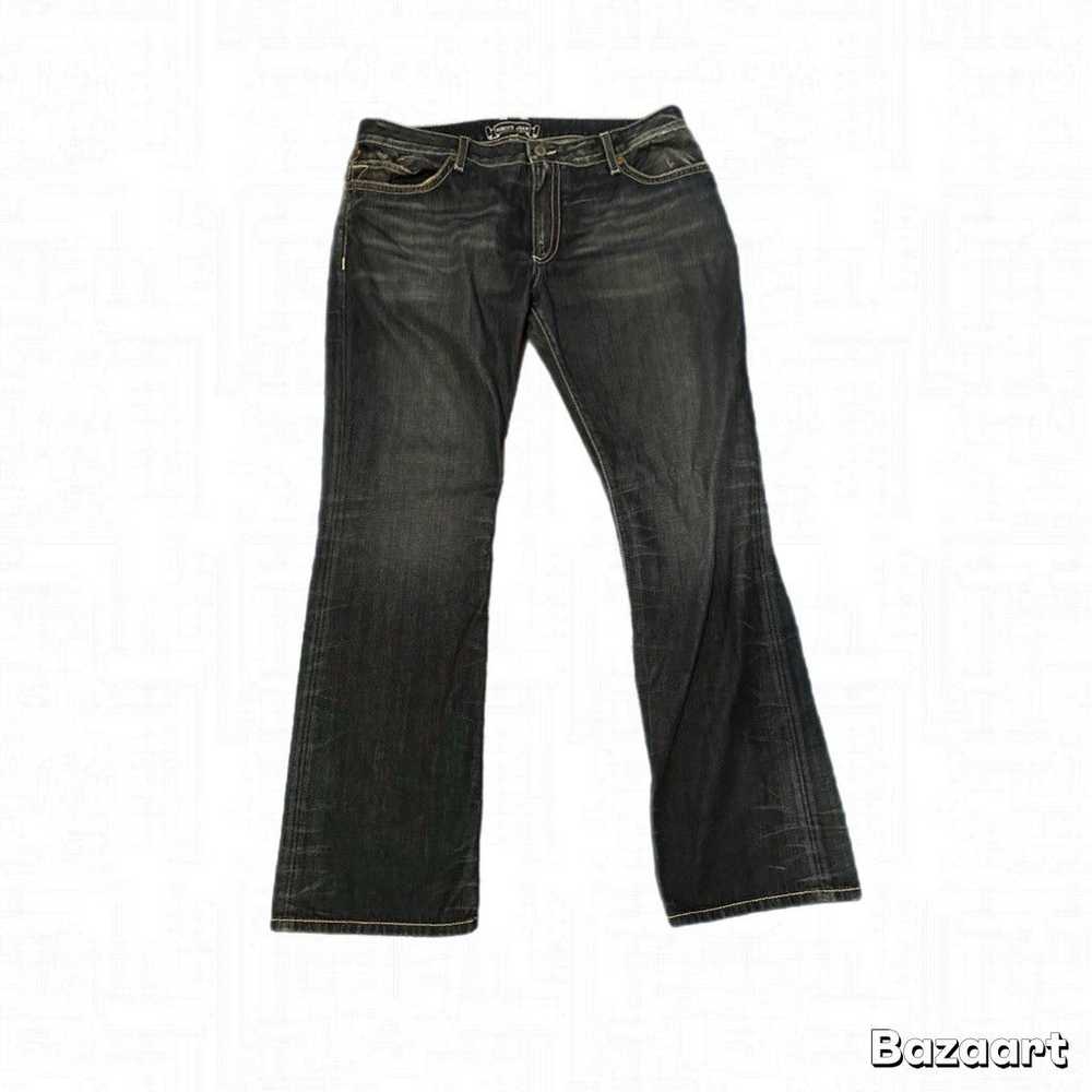 Robins Jeans Y2K gold back tab baggy robins jeans - image 4