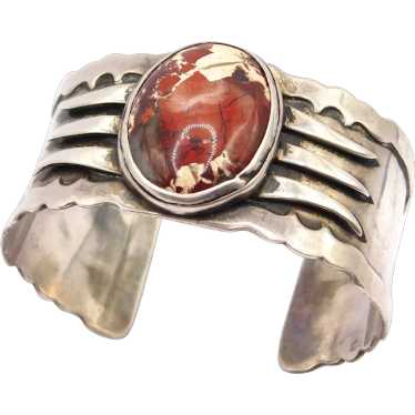 Historic Shreve & Co Sterling and Petrified Wood C